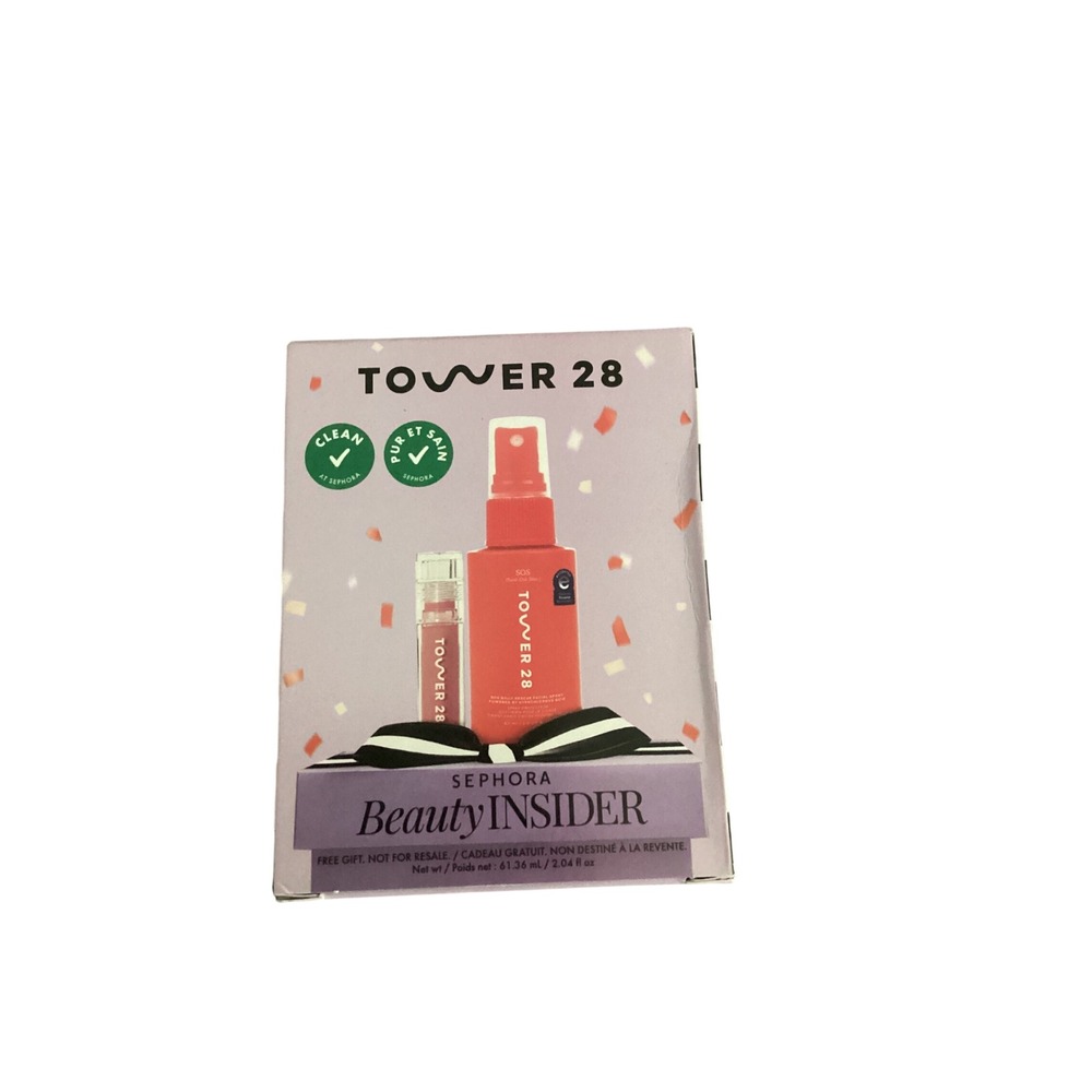 Tower 28 Beauty Sephora Beauty Insider SOS Spray and Pistachio Lip Jelly Set